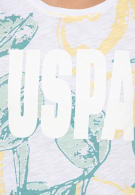 Kadın Açık Sarı Bisiklet Yaka Tişört - 50248988022