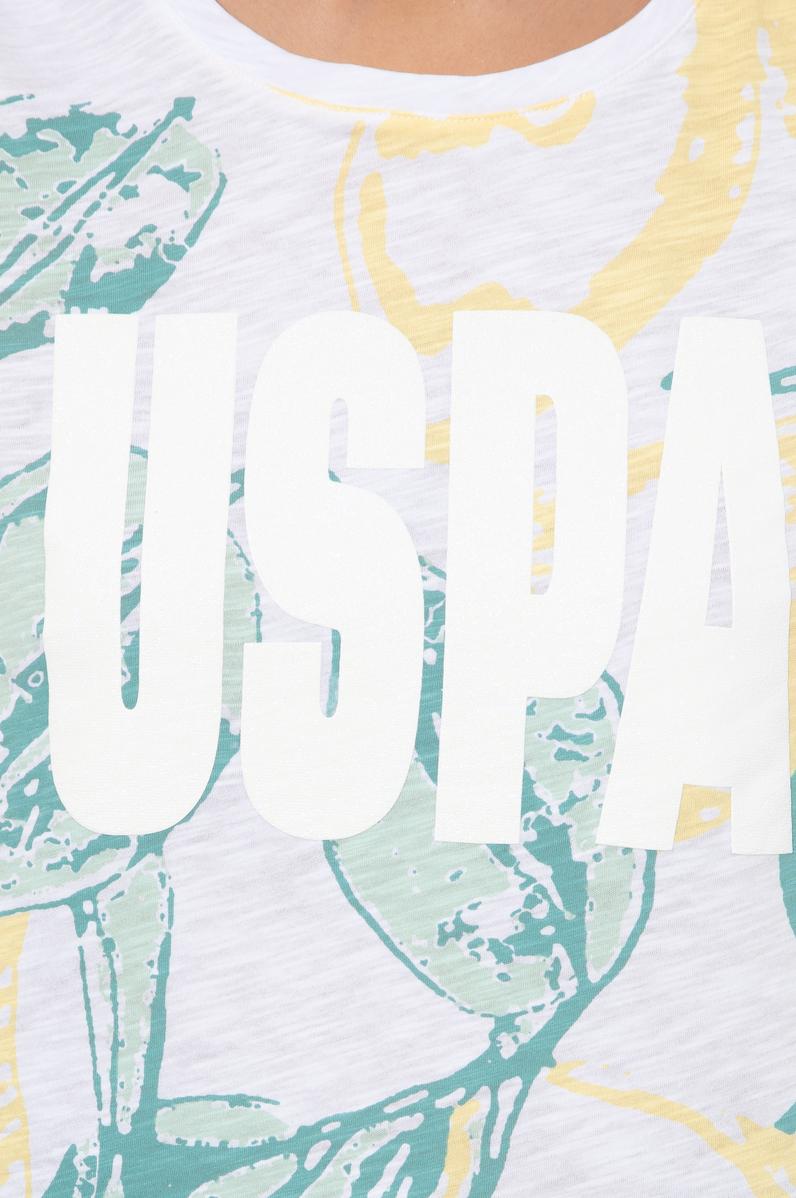 Kadın Açık Sarı Bisiklet Yaka Tişört