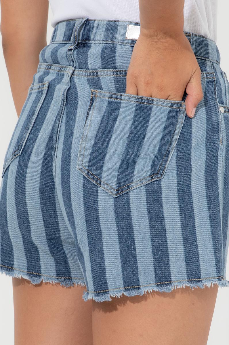 Kadın Mavi Jean Şort