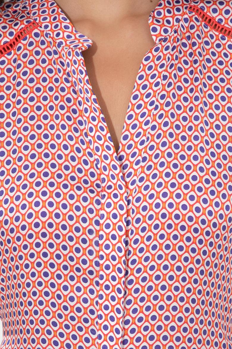 Kadın Kırmızı Dokuma Elbise - 50246442003