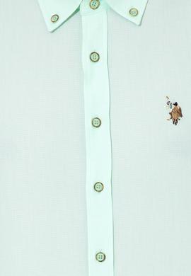 Erkek Mint Gömlek Uzunkol Basic - 50246368029