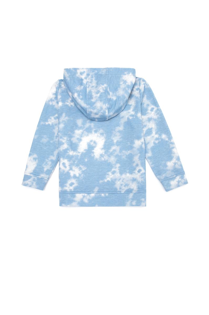 Çocuk Mavi Kapüşonlu Sweatshirt