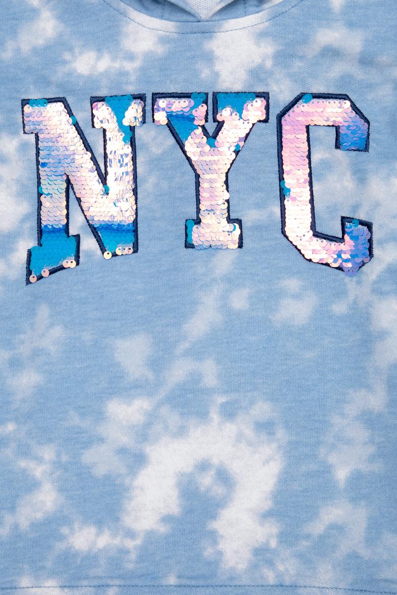 Çocuk Mavi Kapüşonlu Sweatshirt - 50256241005