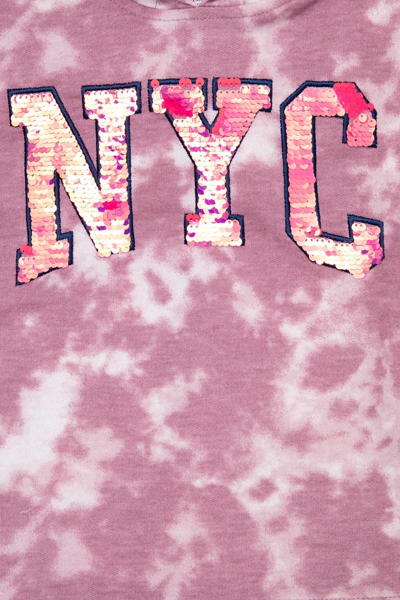 Çocuk Açık Manolya Kapüşonlu Sweatshirt - 50256241016