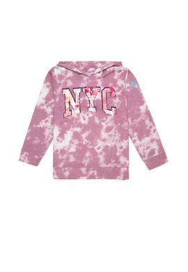 Çocuk Açık Manolya Kapüşonlu Sweatshirt - 50256241016