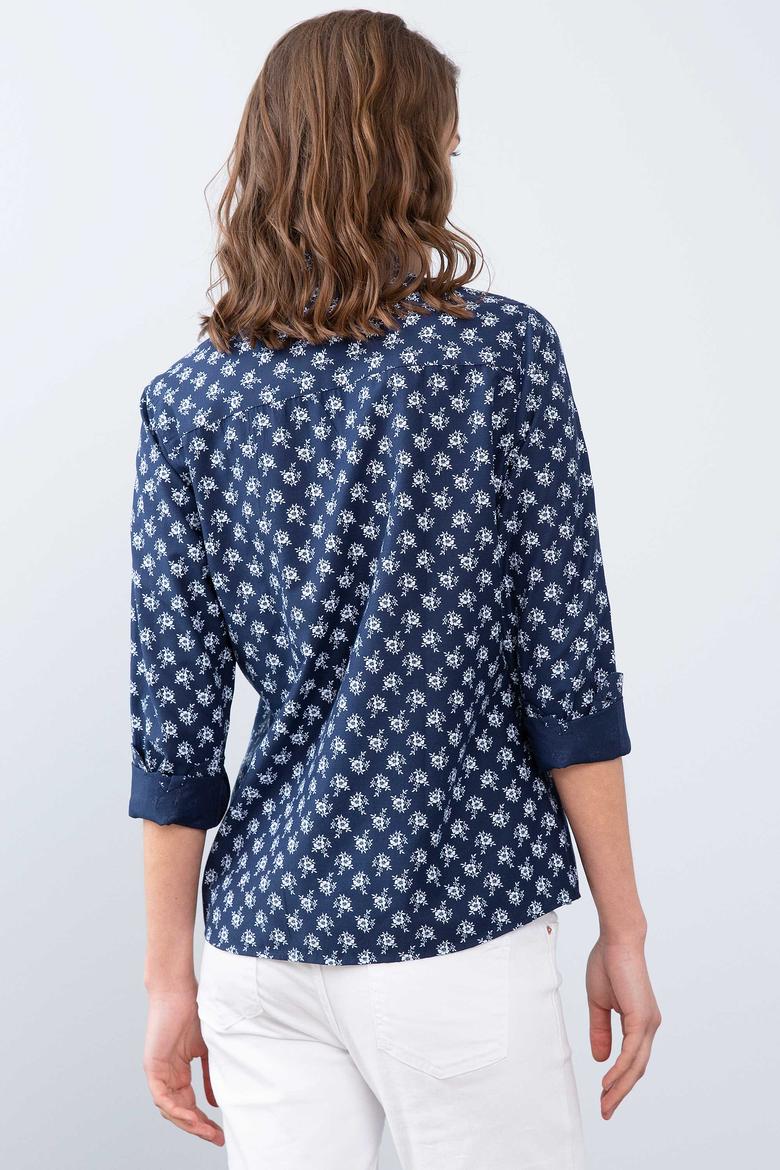 Kadın Mavi Gömlek - 50213902004