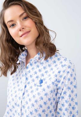 Kadın Mavi Gömlek - 50213902012