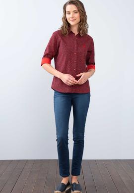 Kadın Lacivert Gömlek - 50213904003