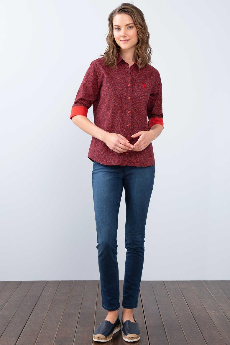 Kadın Lacivert Gömlek - 50213904003