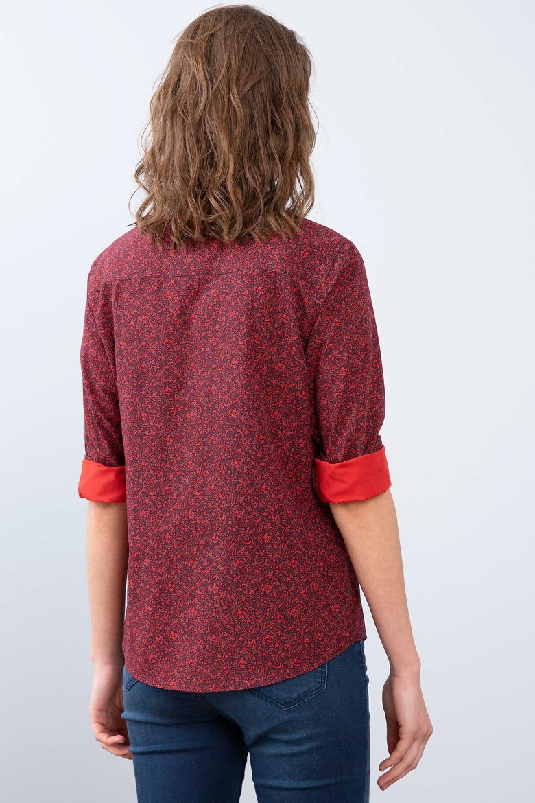 Kadın Lacivert Gömlek - 50213904003