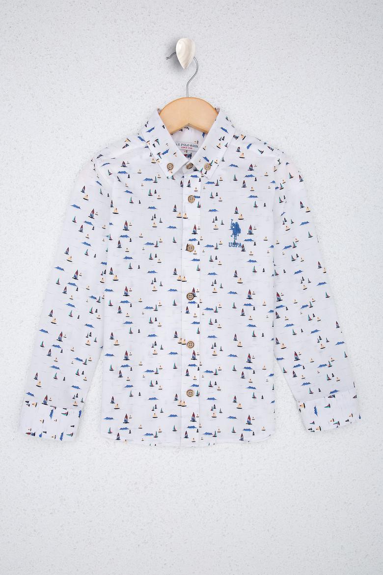 Erkek Çocuk Beyaz Gömlek