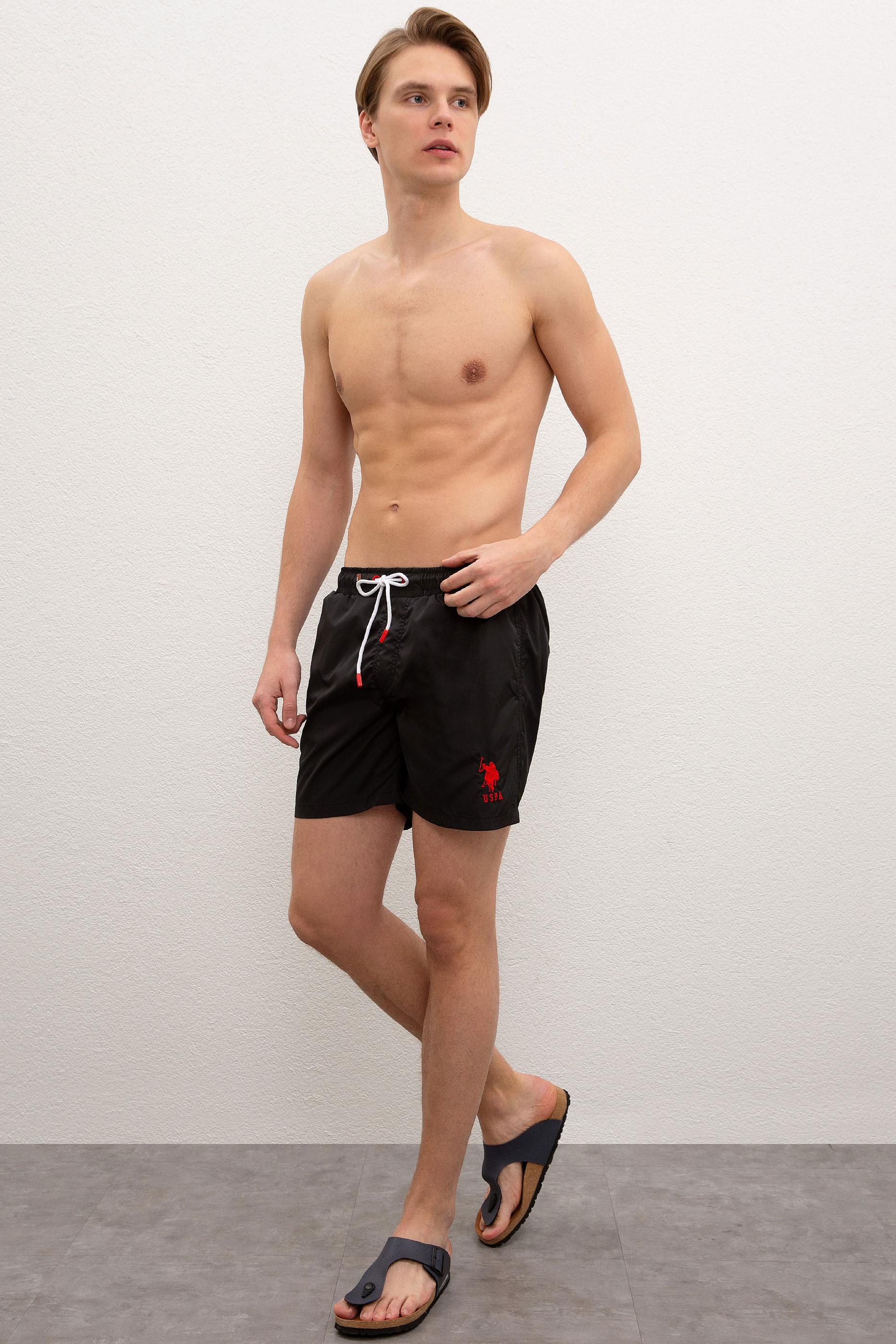 Erkek Siyah Deniz Şortu