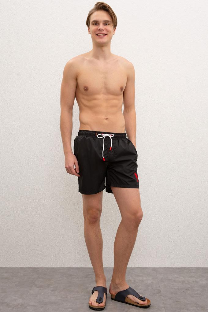 Erkek Siyah Deniz Şortu