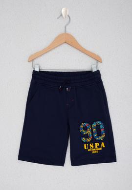 Çocuk Lacivert Örme Şort - 50220289003