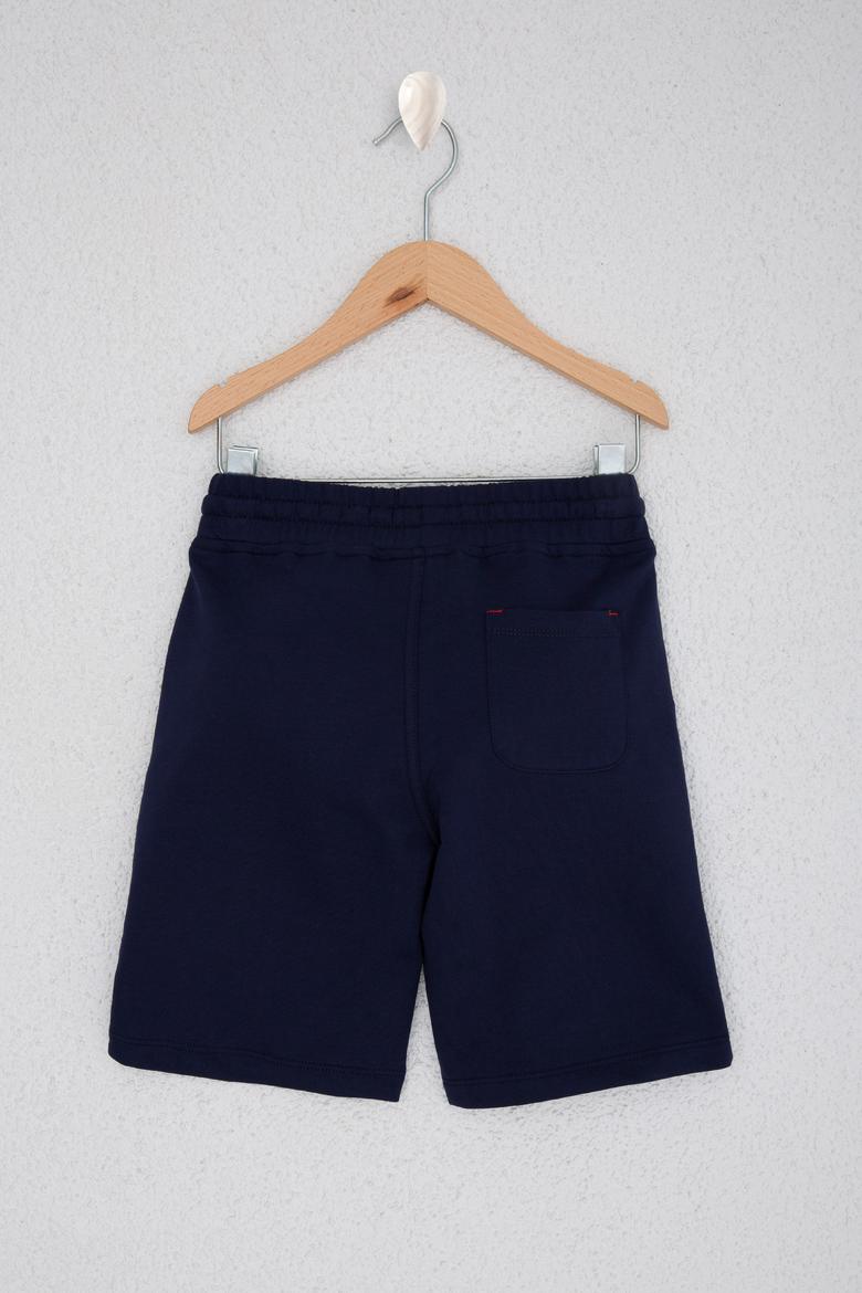 Çocuk Lacivert Örme Şort - 50220289003