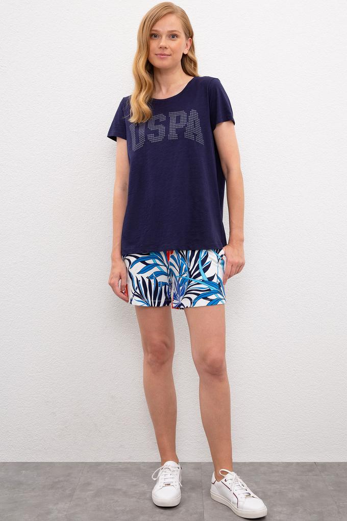 Kadın Beyaz Örme Şort