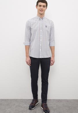 Erkek Kahverengi Gömlek Uzunkol - 50231341025