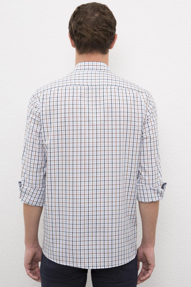 Erkek Kahverengi Gömlek Uzunkol - 50231341025