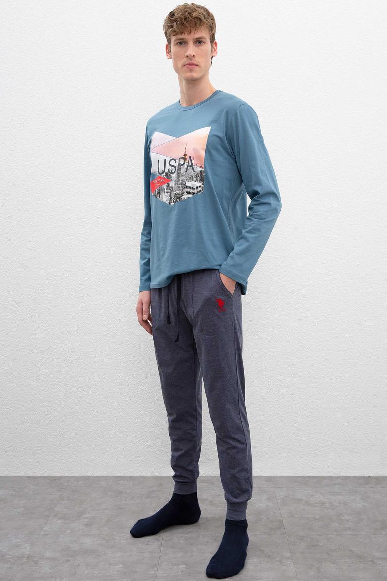 Erkek Mavi Pijama - 50223321014