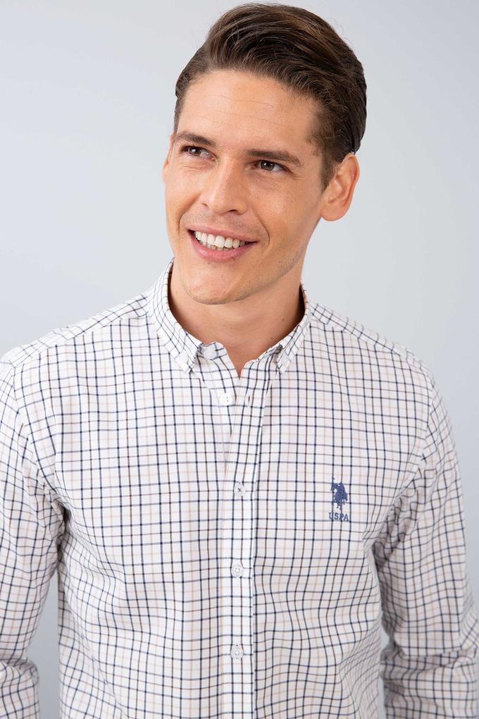 Erkek Sarı Gömlek Uzunkol