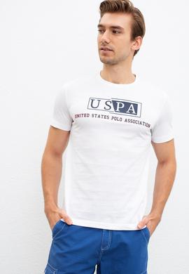 Erkek Beyaz Balıkçı Yaka T-Shirt - 50220969009