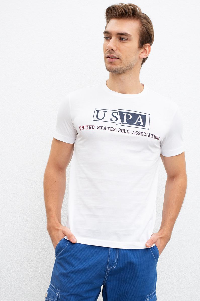 Erkek Beyaz Balıkçı Yaka T-Shirt