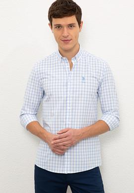 Erkek Mavi Gömlek Uzunkol - 50231351005