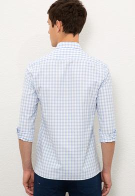 Erkek Mavi Gömlek Uzunkol - 50231351005