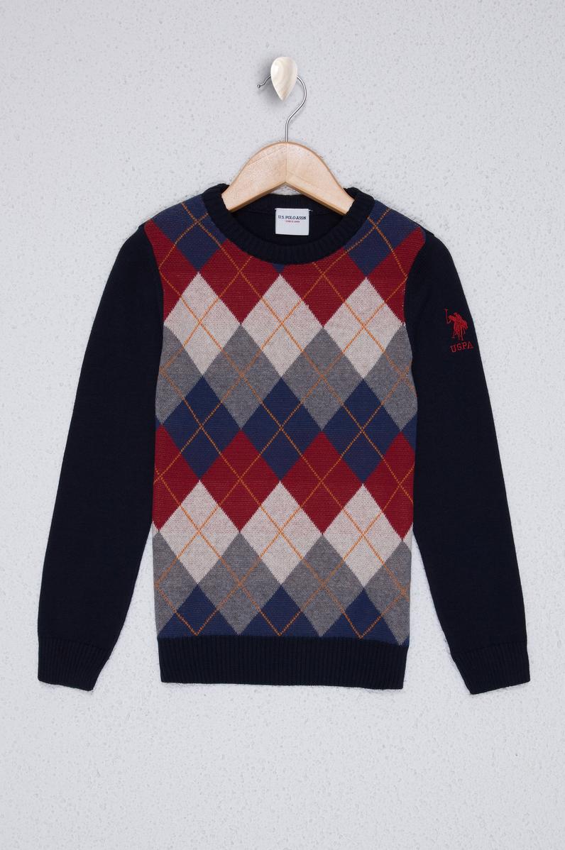 Erkek Çocuk Lacivert Triko Kazak