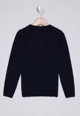 Erkek Çocuk Lacivert Triko Kazak - 50229669008