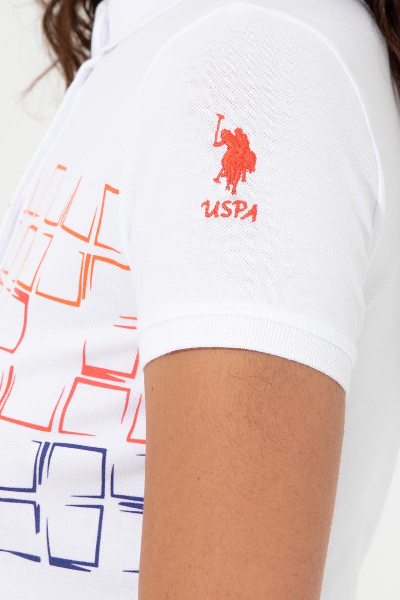 Kadın Kırmızı Polo Yaka Tişört - 50248987012