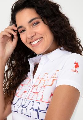 Kadın Kırmızı Polo Yaka Tişört - 50248987012