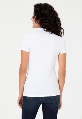 Kadın Kırmızı Polo Yaka Tişört - 50248987012