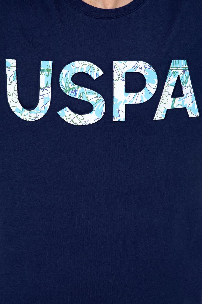 Erkek Lacivert Bisiklet Yaka Tişört - 50248598015