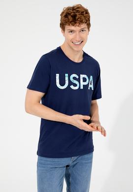 Erkek Lacivert Bisiklet Yaka Tişört - 50248598015