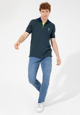 Erkek Lacivert Polo Yaka Tişört - 50249167018