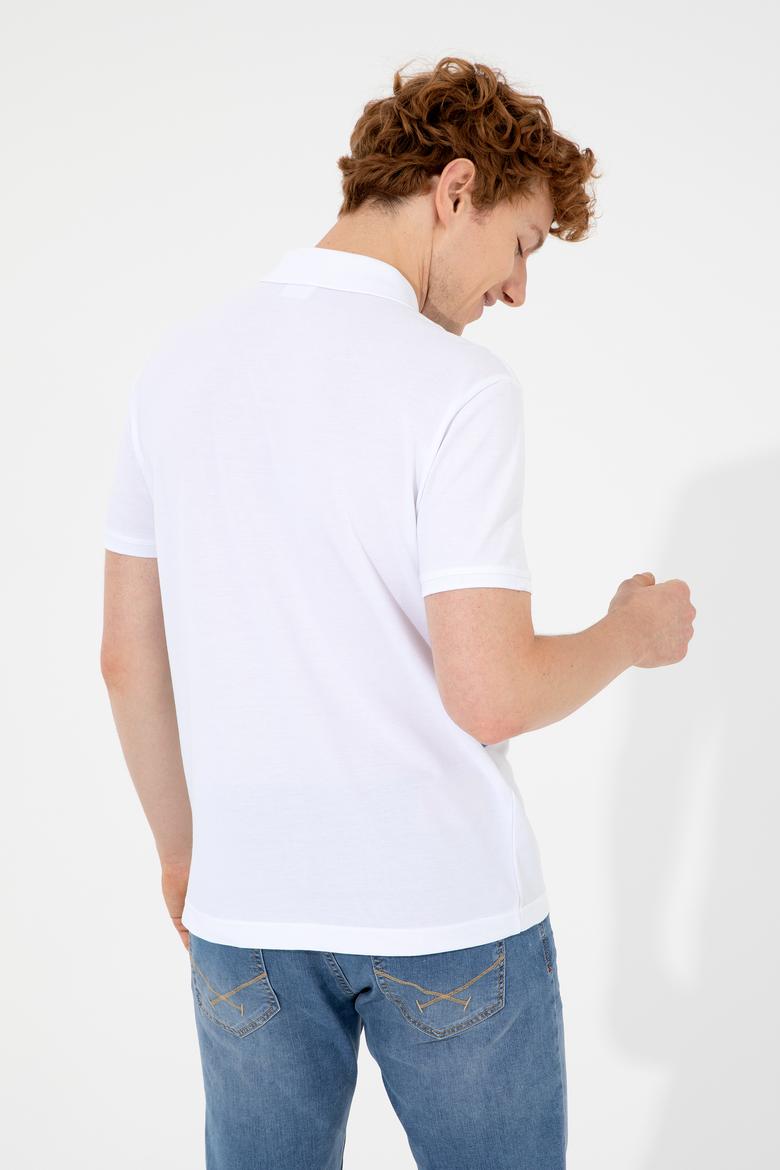 Erkek Koyu Mavi Polo Yaka T-Shirt - 50251781006