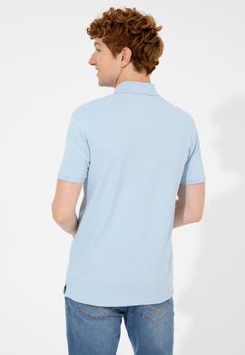 Erkek Açık Mavi Basic Tişört - 50248556010