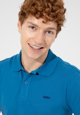 Erkek Petrol Basic Polo Yaka Tişört - 50251701158