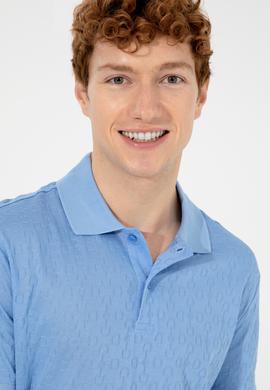 Erkek Koyu Mavi Polo Yaka Tişört - 50249184009