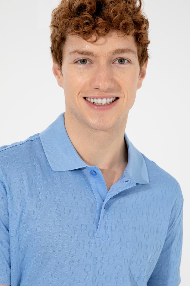 Erkek Koyu Mavi Polo Yaka Tişört