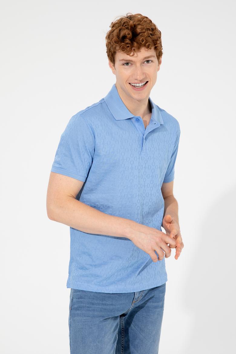 Erkek Koyu Mavi Polo Yaka Tişört - 50249184009