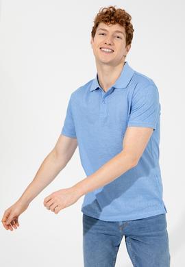 Erkek Koyu Mavi Polo Yaka Tişört - 50249184009