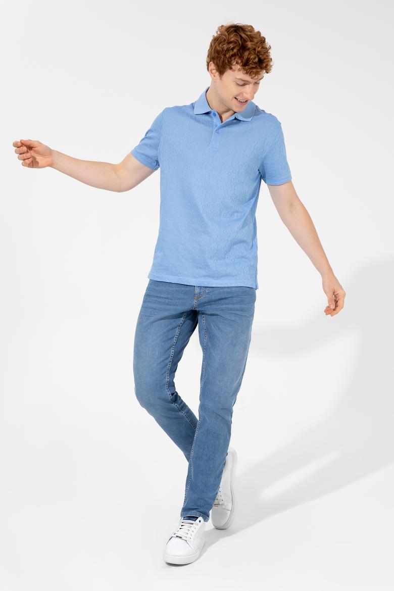 Erkek Koyu Mavi Polo Yaka Tişört - 50249184009