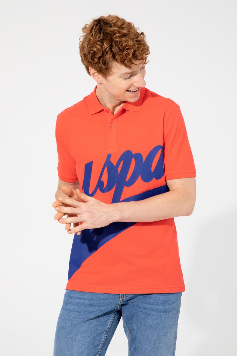 Erkek Kırmızı Polo Yaka Tişört - 50249138021