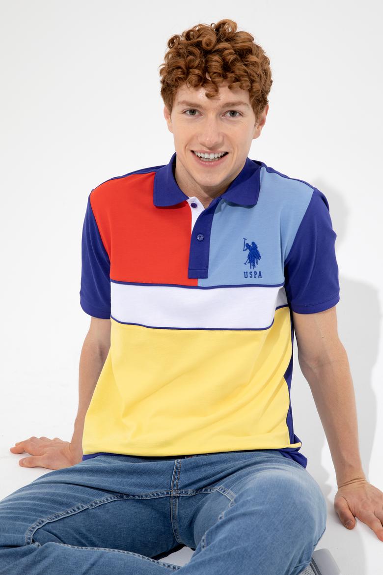 Erkek Mavi Polo Yaka Tişört - 50249191017