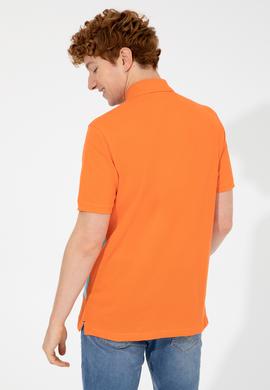 Erkek Turuncu Polo Yaka Tişört - 50249191006