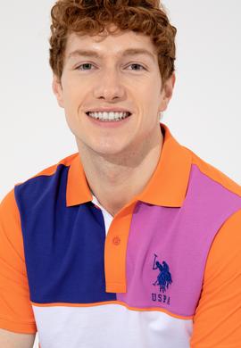 Erkek Turuncu Polo Yaka Tişört - 50249191006