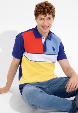 Erkek Mavi Polo Yaka Tişört - 50249191017