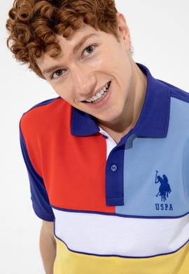 Erkek Mavi Polo Yaka Tişört - 50249191017